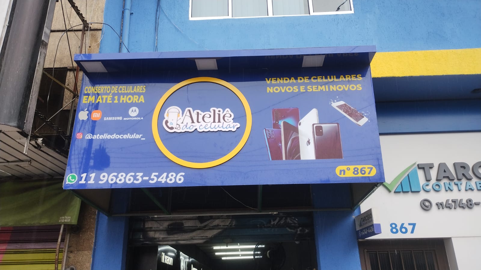 Acabamento de fachada em ACM